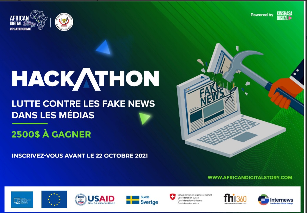 Hackathon à Kinshasa : 2500$ à gagner au concours pour combattre les fakenews dans les médias