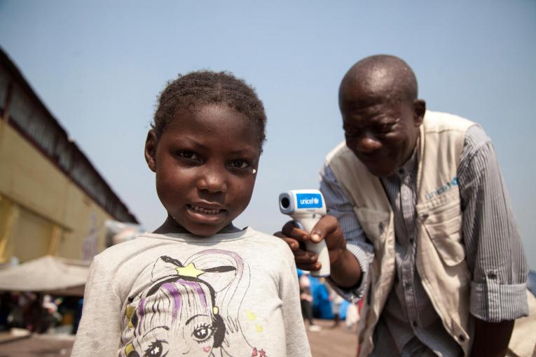 Nord-Kivu: L’UNICEF lance un appel de fonds de 4,4 millions USD pour combattre en urgence la maladie à virus Ébola à Beni