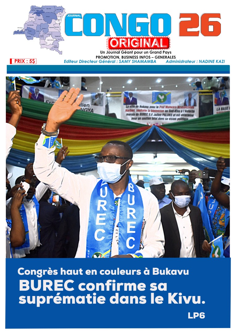 Congrès de BUREC : Julien Paluku choisit Félix Tshisekedi pour 2023