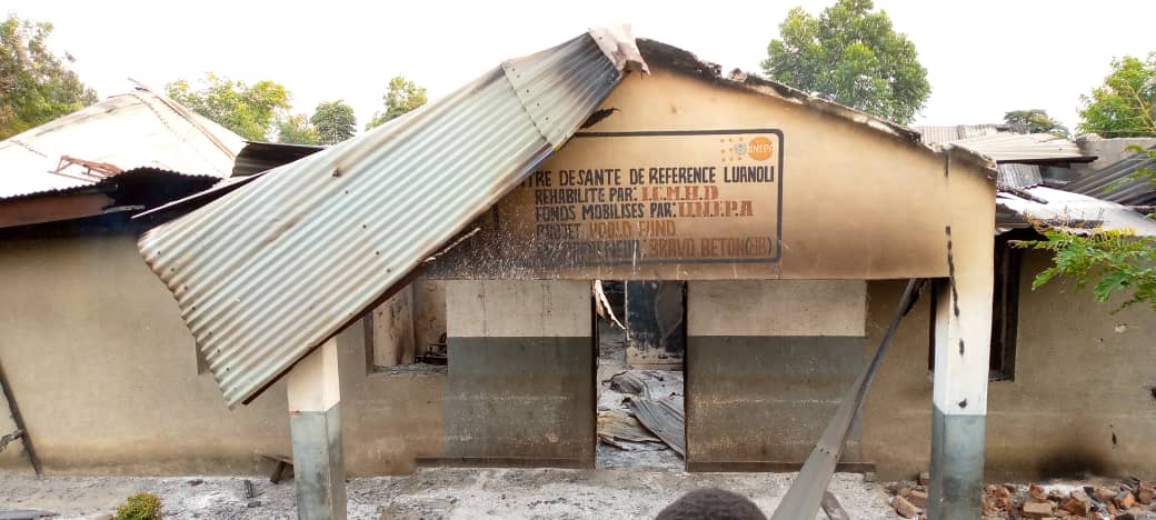 Beni : le centre de santé de Luanoli réduit en cendres par des rebelles de l’ADF