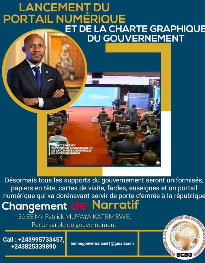 RDC : lancement officiel de la charte graphique du gouvernement et du portail de la République