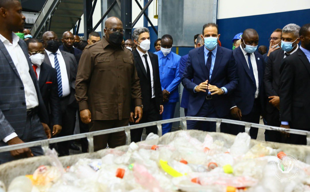 RDC : kintoko Plast, usine spécialisée dans le recyclage des déchets organiques et inorganiques inaugurée par le président Félix Tshisekedi
