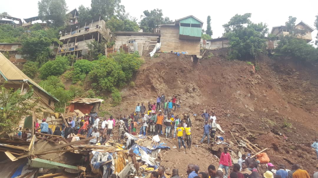 Bukavu: 8 morts, bilan lourd de l’éboulement survenu au quartier Nyakaliba