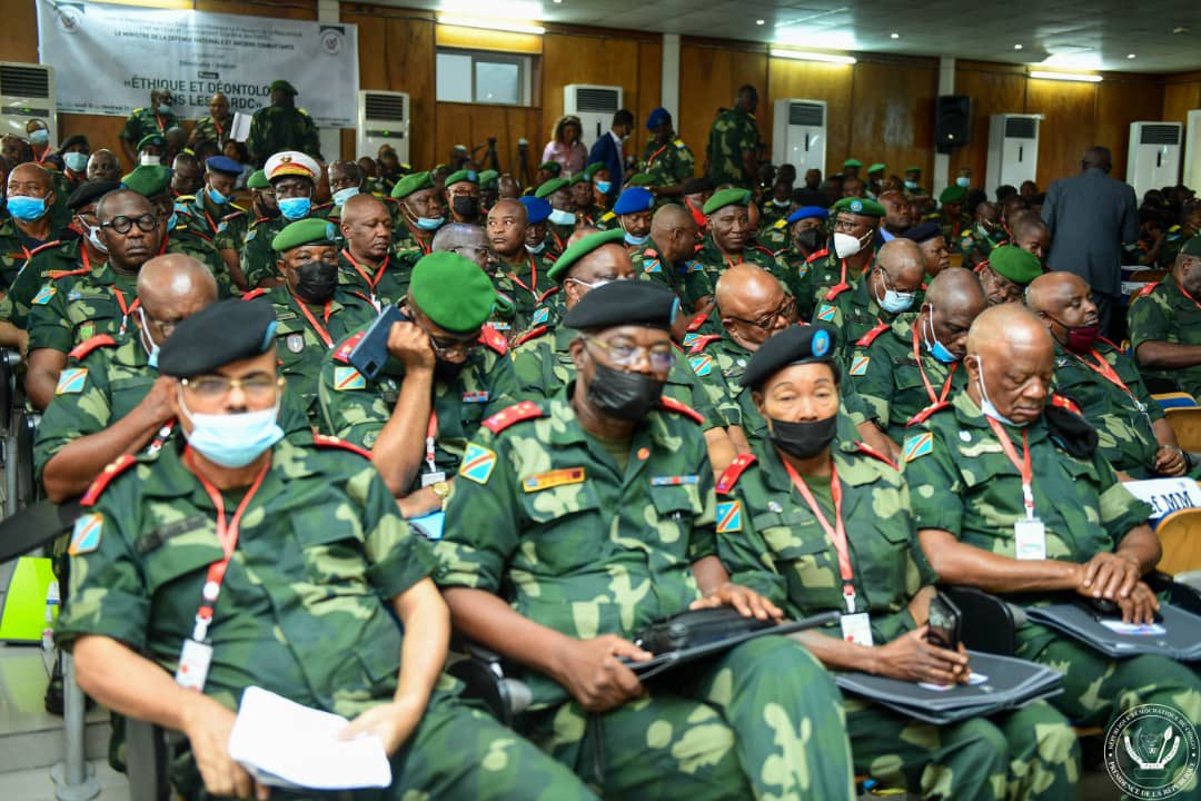 Kinshasa : des officiers militaires en séminaire sur l’éthique et la déontologie militaire