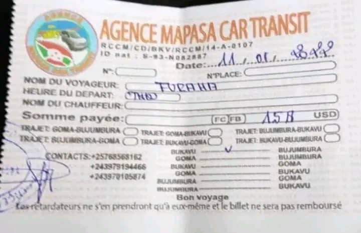 Sud-Kivu : Hausse des frais de transport Bukavu-Burundi, le ministère de transport nie toute responsabilité