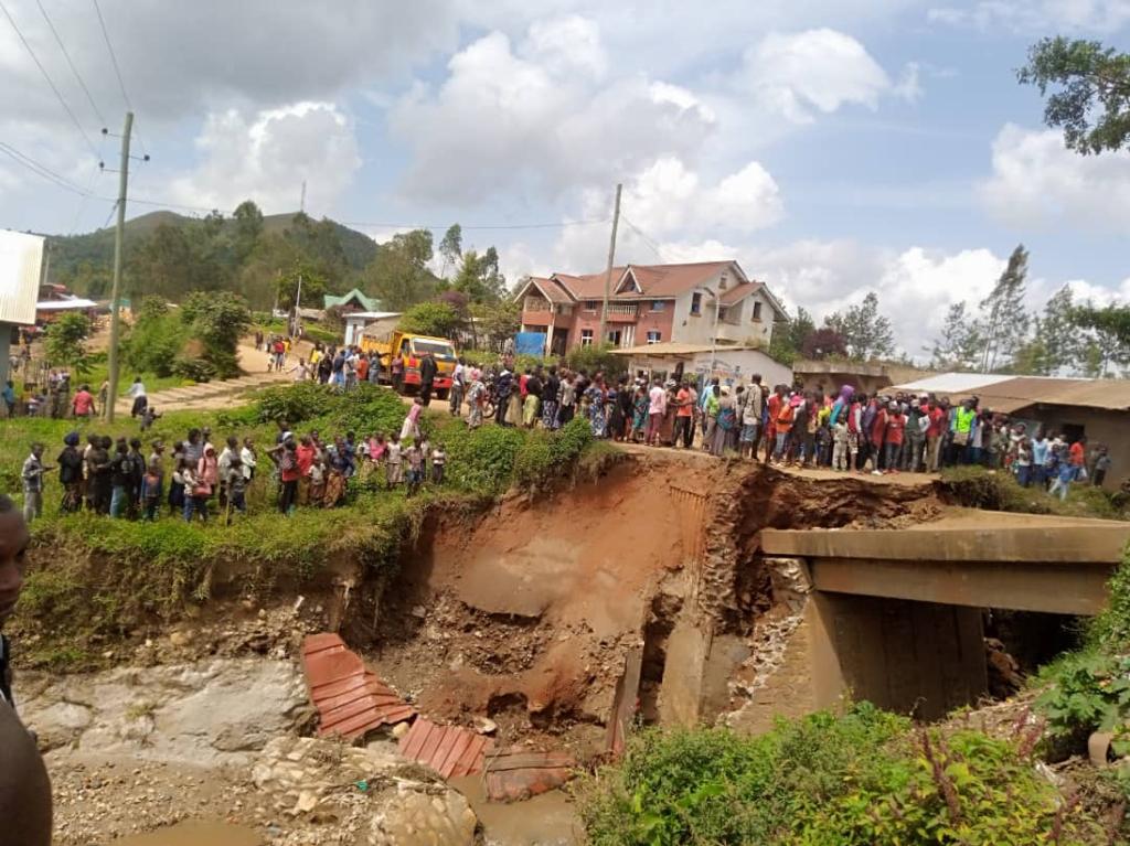 Sud-Kivu: Effondrement du pont CHIHANDA sur la RN5, « plus de trafic entre Bukavu-Uvira »