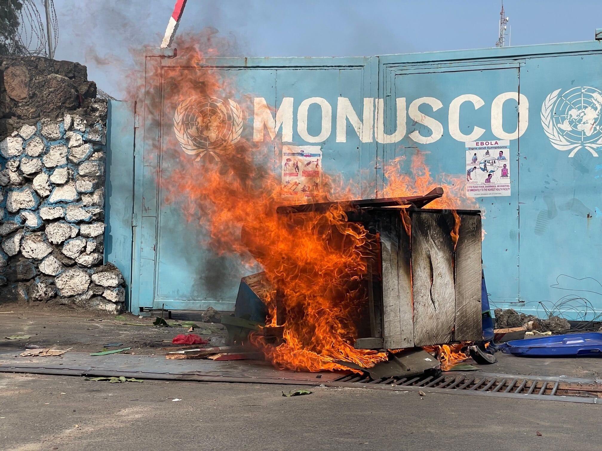Attaques contre la base de la MONUSCO à Goma : le gouvernement promet de sanctionner les auteurs