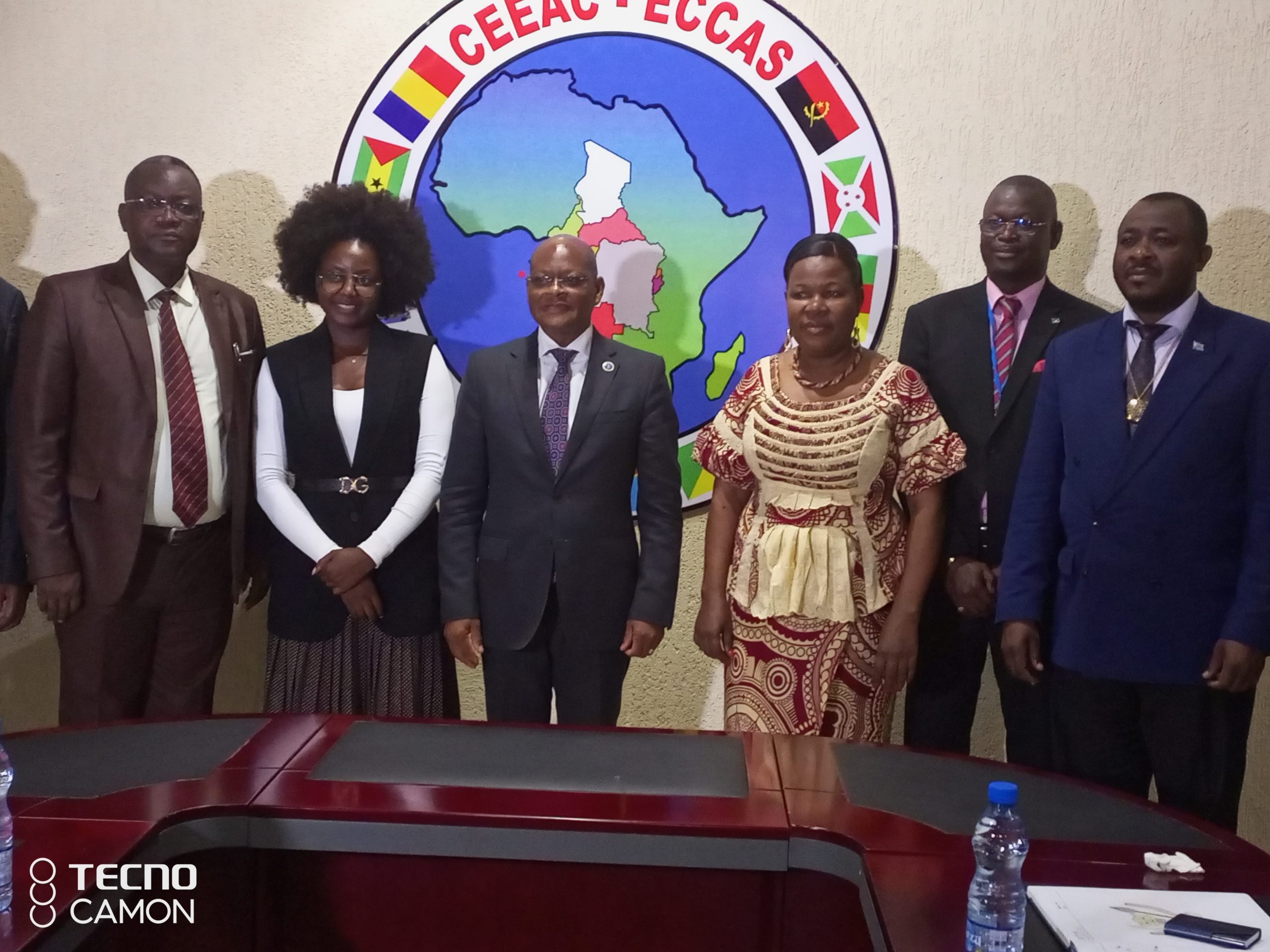 Gabon: La « cellule de travail » de la RDC reçu par le président de la commission de la CEEAC, Gilberto Da Piedade Verissimo 