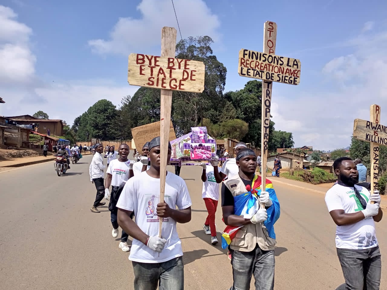 Butembo : 20 militants de la Lucha aux arrêts pour avoir manifesté contre l’état de siège