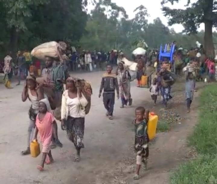 RDC : Encore 188 000 déplacés recensés suite aux combats entre FARDC et M23 dans le Rutshuru (OCHA)