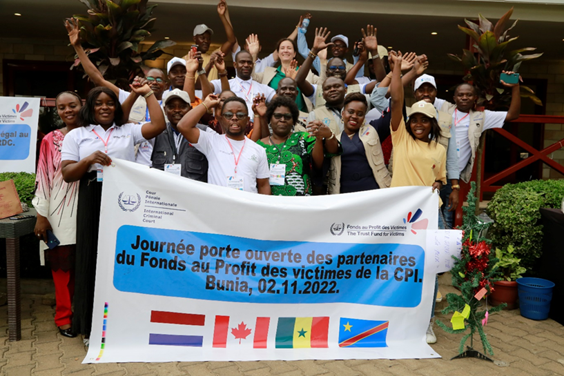 Les ambassadeurs du Canada,  Sénégal, Pays-Bas et la délégation de la CPI visitent les victimes bénéficiaires du Fonds de réparation en Ituri