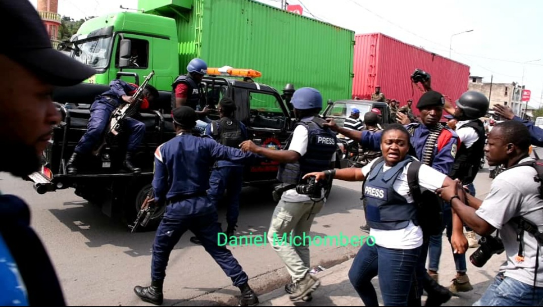 Goma : des journalistes brutalisés par la police, JED hausse le ton
