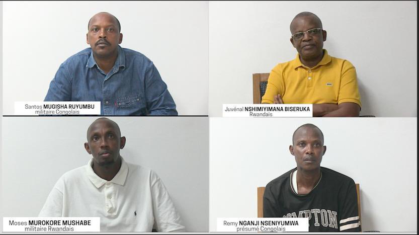RDC : 4 espions rwandais arrêtés à Kinshasa, les services de sécurité sur les trousses de leurs complices