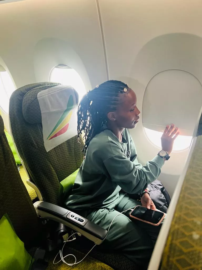 Grâce à la fondation Julien Paluku, la pilote privée Angèle Ndeze va se perfectionner à Orlando aux USA