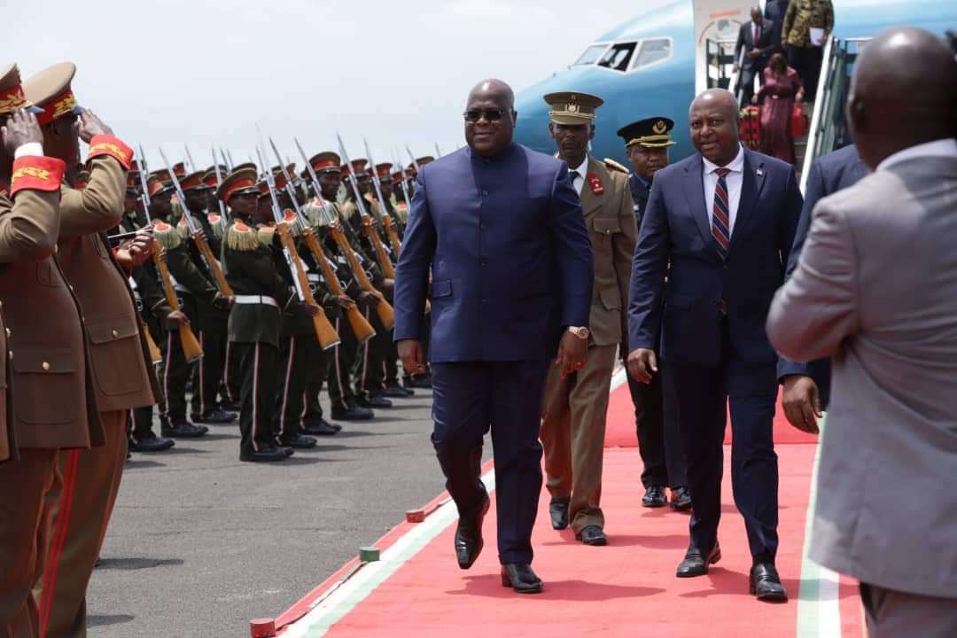 Arrivé à Bujumbura, le président Félix Tshisekedi entend clarifier le mandat de la force régionale