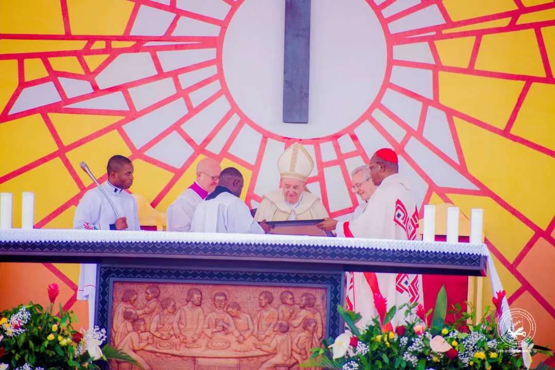 RDC-Homélie du Pape François axée sur 3 sources de paix : le pardon, la communauté et la mission