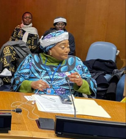 67ème session des Nations-Unies de la condition de la femme : Marie-Louise Mwange présente la « Déclaration des femmes et jeunes femmes congolaise pour la paix »