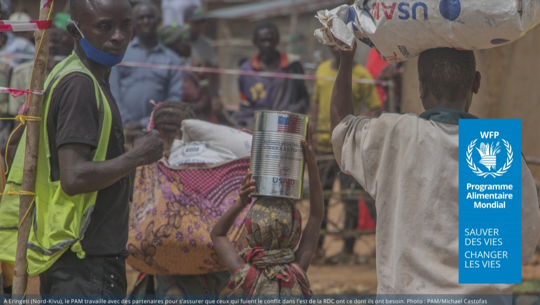 L’alerte du PAM : 1,1 million de personnes ont besoin d’assistance alimentaire dans le Nord-Kivu, l’Ituri et le Sud-Kivu (Rapport mars 2023)