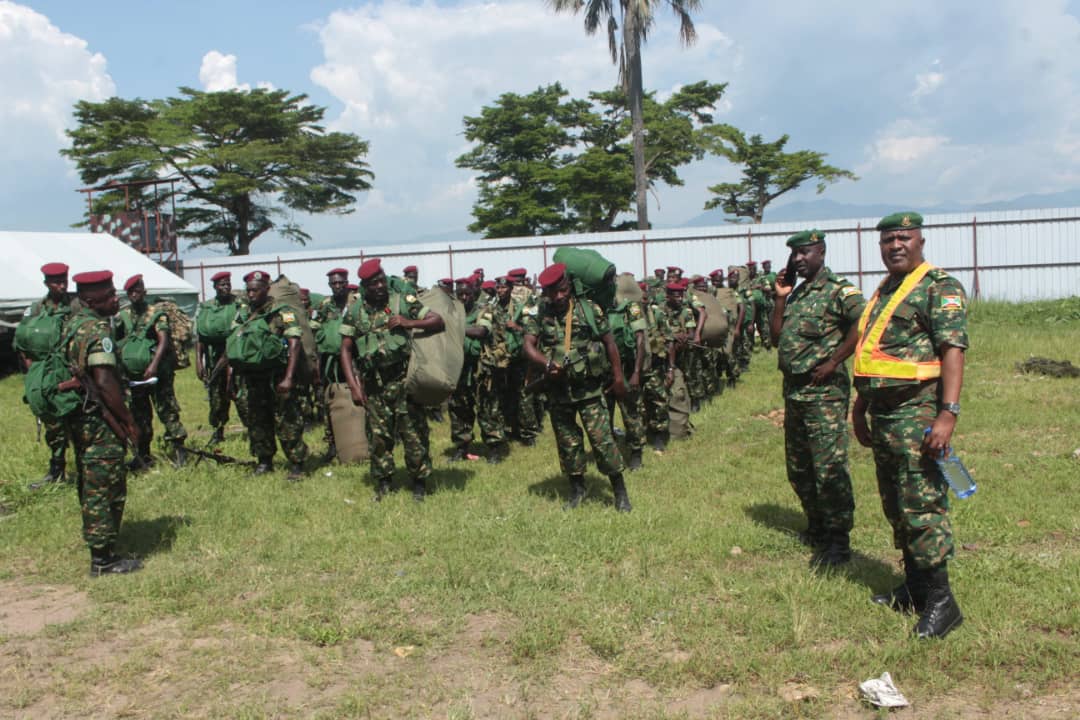 Nord-Kivu : des soldats burundais déployés à Goma dans le cadre de l’EAC