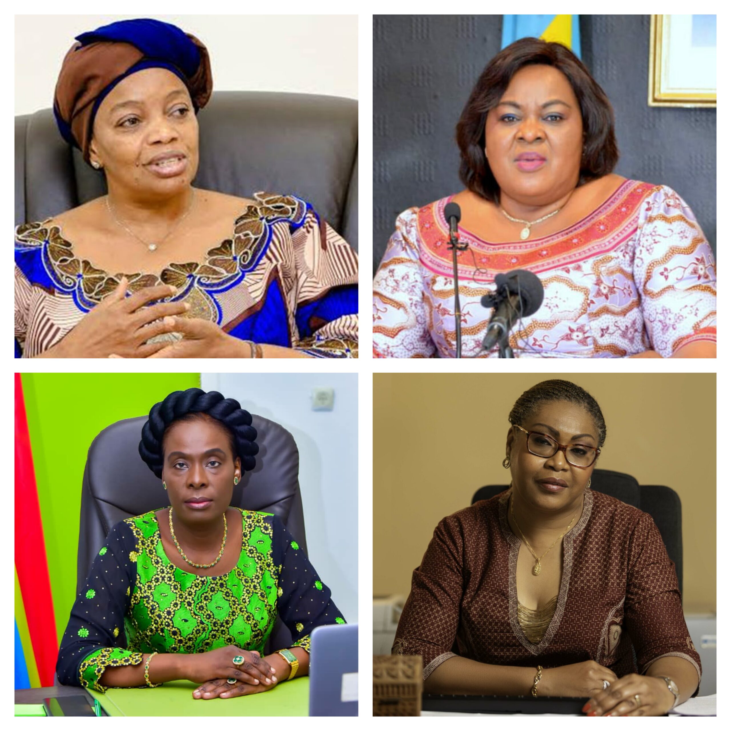RDC : Voici la liste des ministres du Gouvernement Sama 2 selon le genre, +30 % des femmes Ministres d’état, 50/50 au poste de vice-ministre