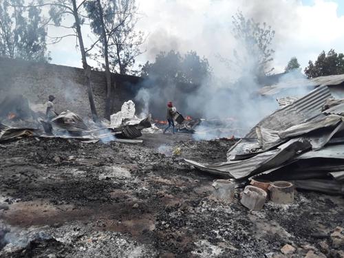 Nord-Kivu : 7 personnes consumées dans un incendie à Goma