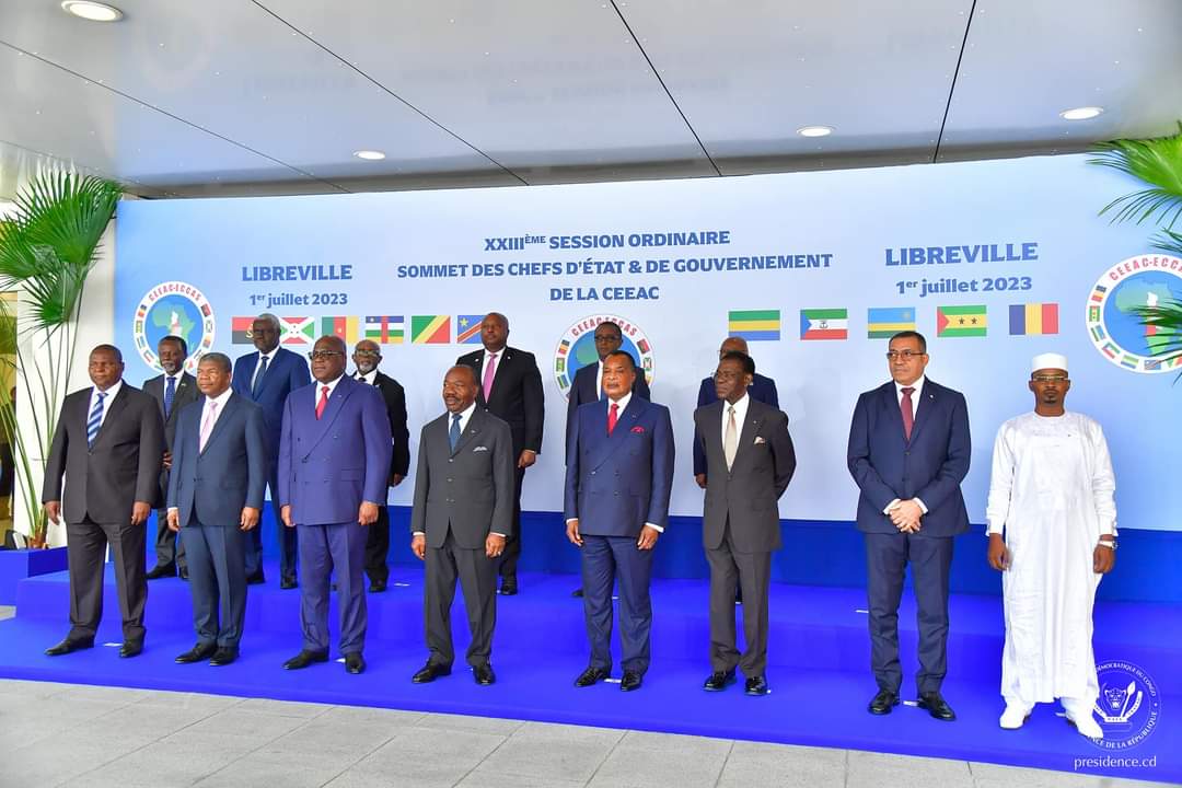 Le Président Félix Tshisekedi participe au XXIIIeme Sommet des Chefs d’Etat de la CEEAC à Libreville