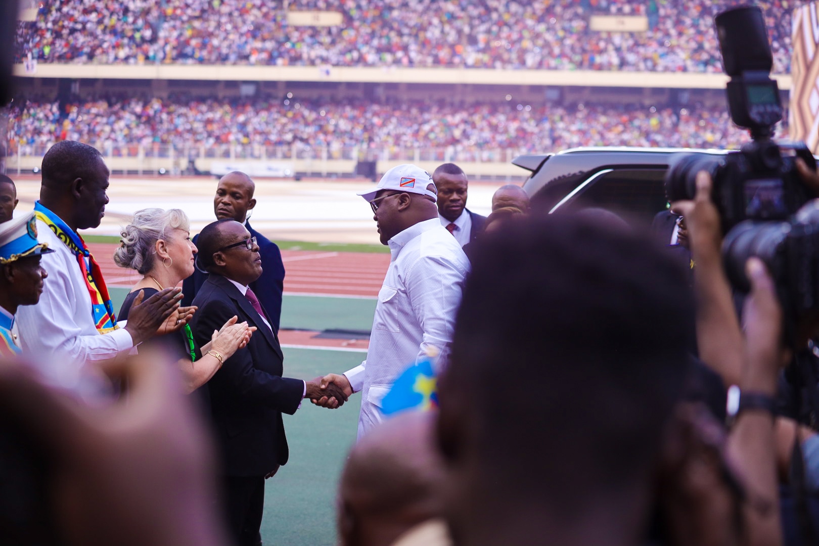 Félix Tshisekedi fier et heureux donne le go des 9èmes jeux de la Francophonie