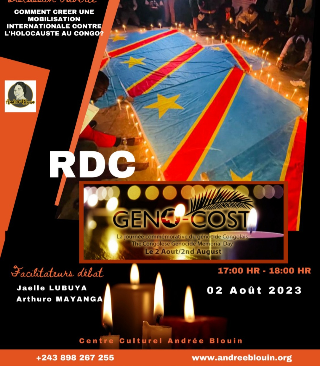 La commémoration du Genocost en RDC s’est déroulée sur ces différents sites