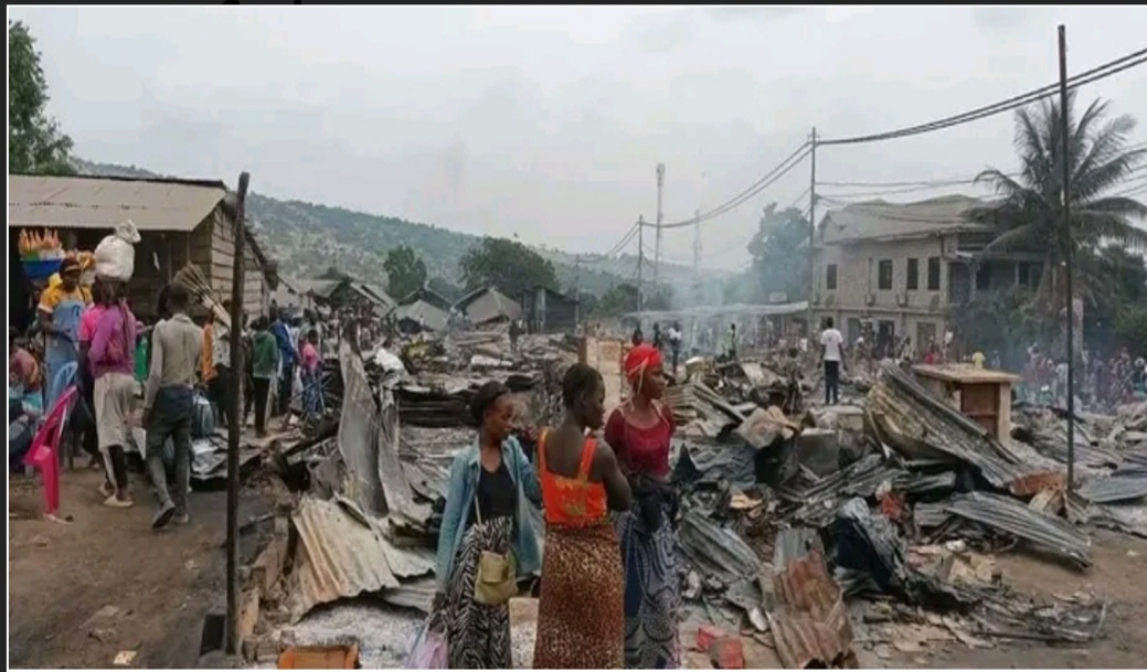 Incendie du marché Matadi-Kibala: aucune perte en vies humaines, 45 maisons et 410 tables consumés