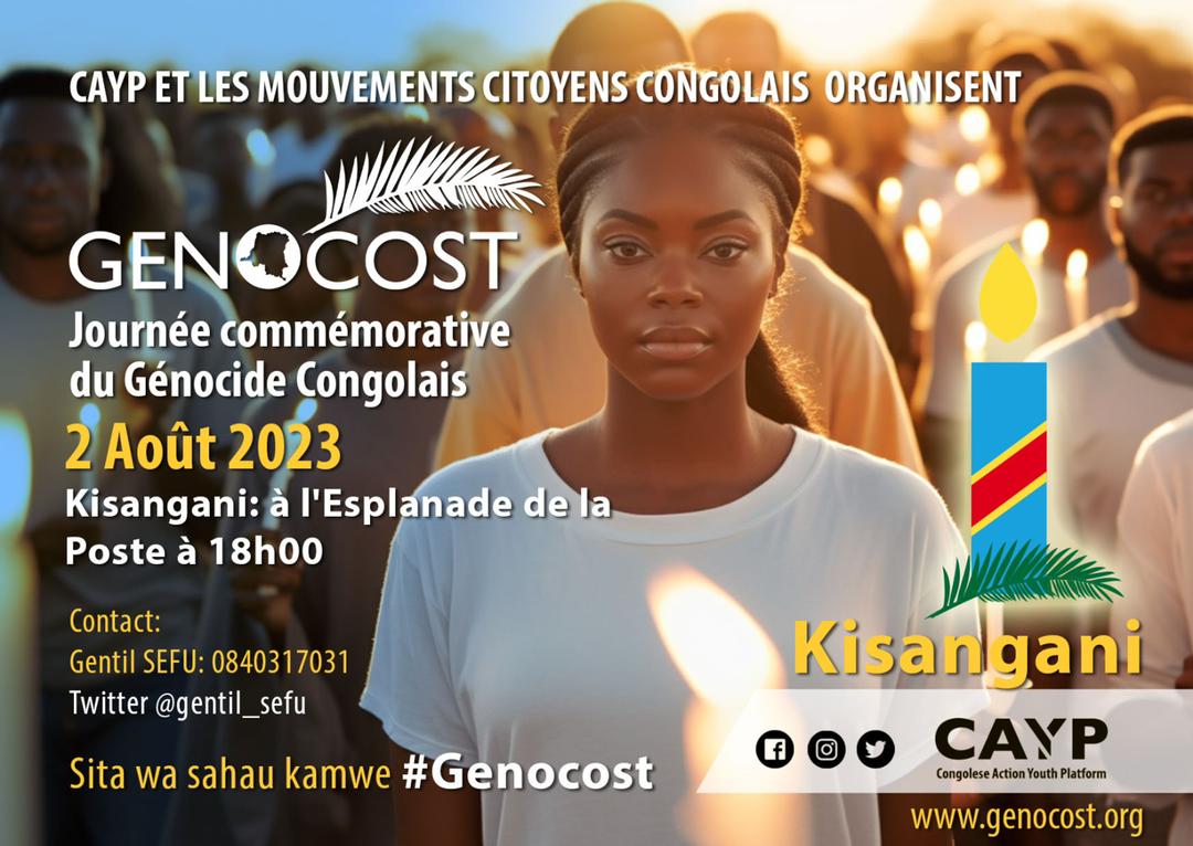 Célébration réussie du « Genocost », Journée des congolais victimes du génocide