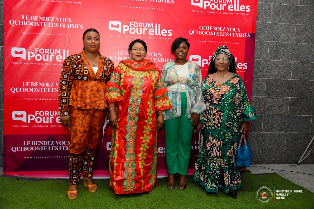 Mireille Masangu, ministre du genre lance la 2ème édition du Forum Pour elles