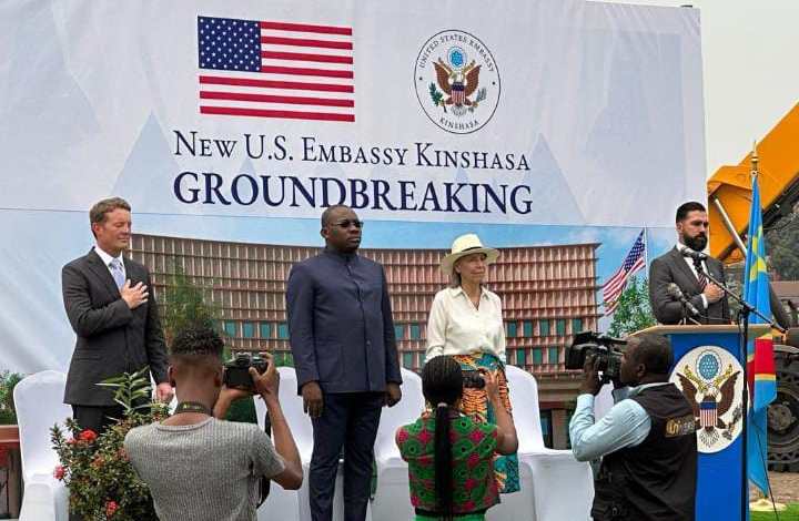 Lancement de la construction de la nouvelle ambassade des États-Unis à Kinshasa, symbole d’une nouvelle ère diplomatique