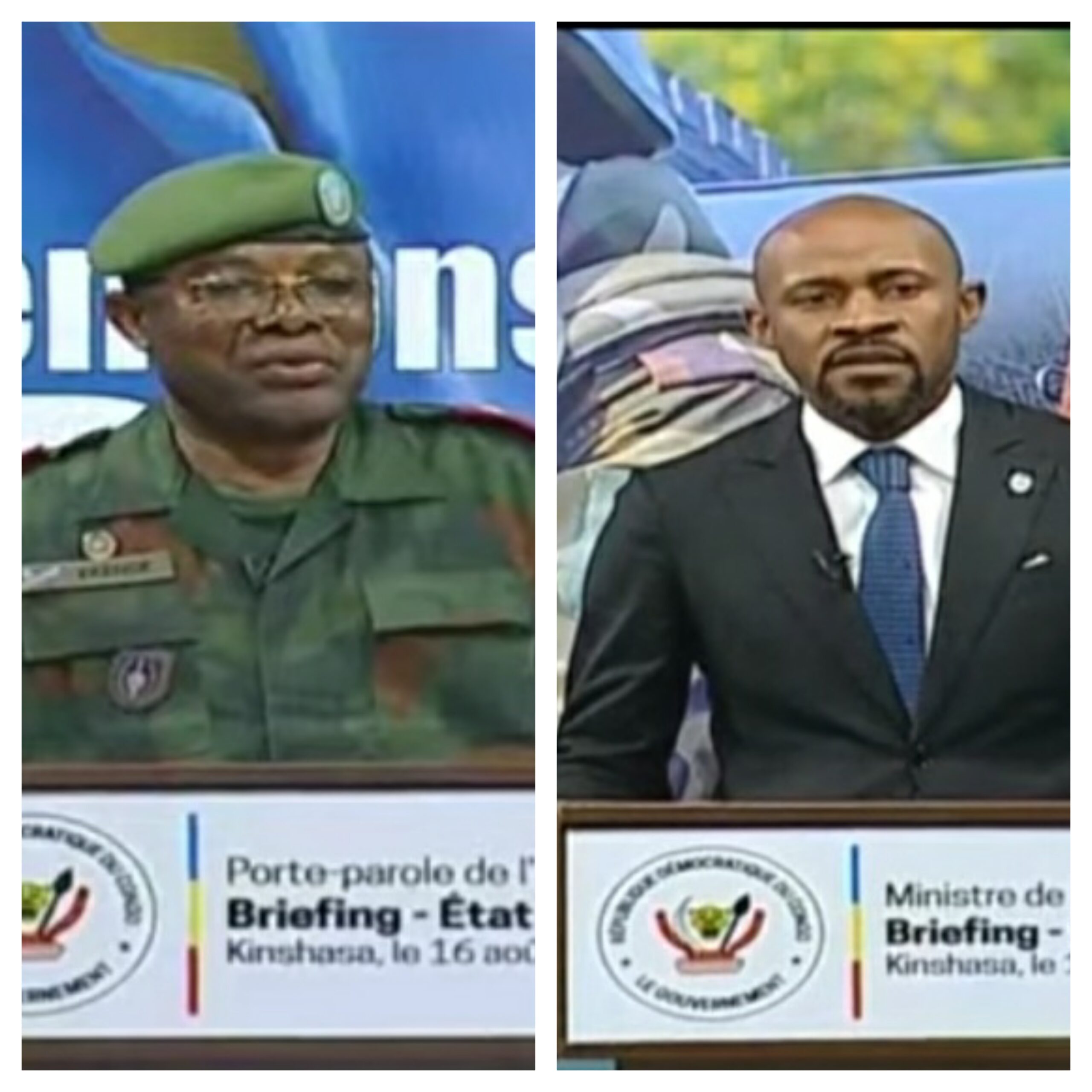 Le général Sylvain Ekenge et Patrick Muyaya rétorquent à Corneille Naanga: » il fait le relai de la propagande Rwandaise »