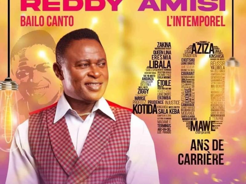 Reddy Amisi fête ses 40 de carrière musicale avec 3 concerts événements et une conférence-débat