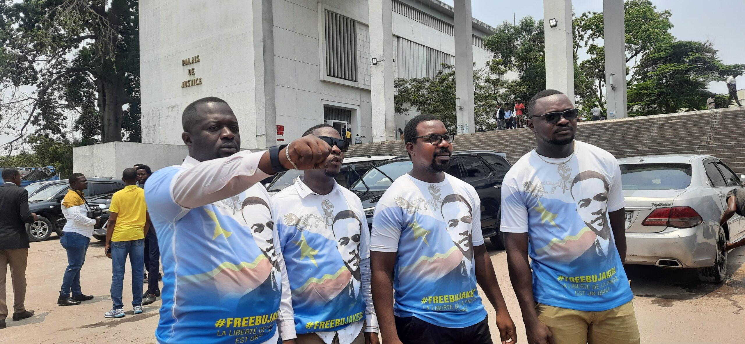 Arrestation de Stanis Bujakera: en sit-in devant le ministère de la justice, des journalistes adressent un mémo à Rose Mutombo