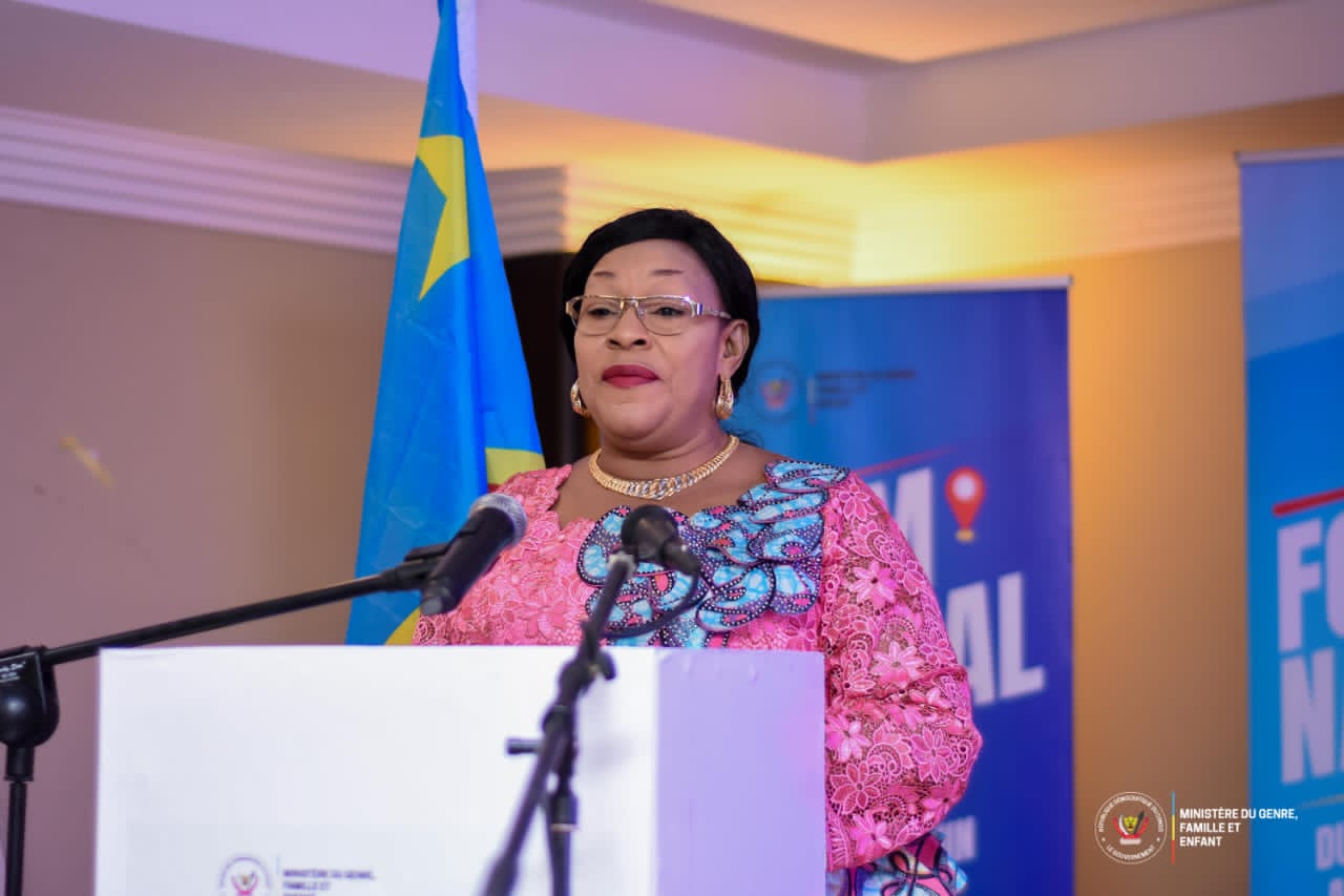 Mireille Masangu a clôturé la tête haute, la 1ère édition Forum National des organisations féminines de la société civile