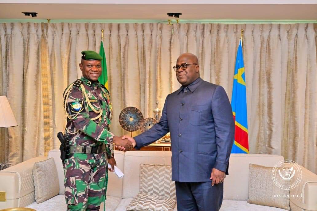 Voici les 4 points clés présentés par le général Oligui Nguema à Félix Tshisekedi à Kinshasa
