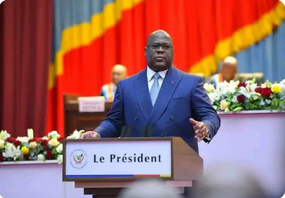 Devant le Congrès, Félix Tshisekedi demande aux congolais de faire « le choix entre repartir à zéro ou consolider les acquis de cet élan positif »