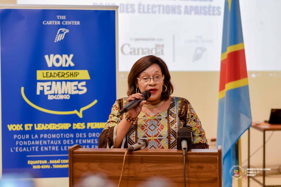 Mireille Masangu encourage l’initiative de du groupe de plaidoyer « Voix leadership de la femme » pour l’inclusion féminine au processus électoral