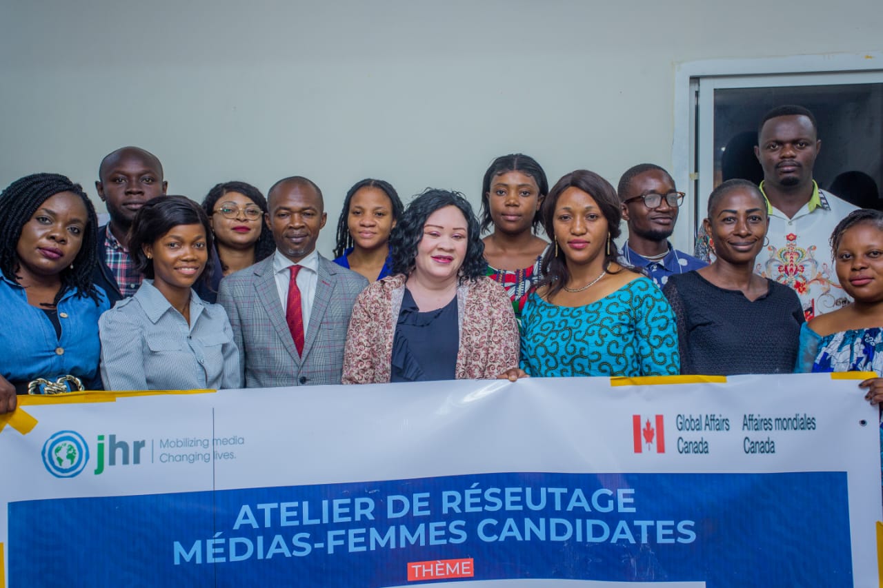 Kinshasa: Sous la coordination de JHR, les journalistes s’engagent à accompagner les femmes candidates aux prochains scrutins.