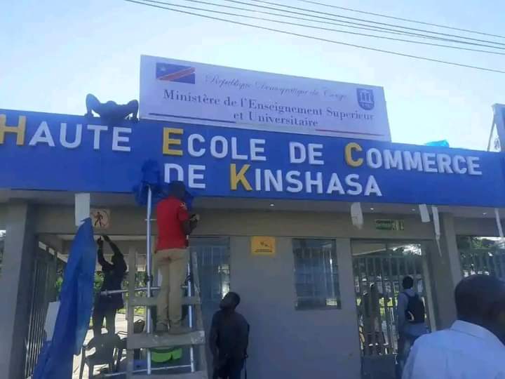 ESU: L’institut supérieur de commerce (ISC) change d’appellation, il devient Haute École de commerce de Kinshasa (HEC)