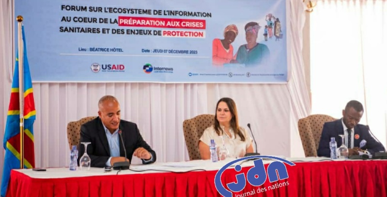 Kinshasa: sous les auspices d’Internews et l’USAID, le forum sur un écosystème de l’information approprié lors des crises sanitaires a vécu