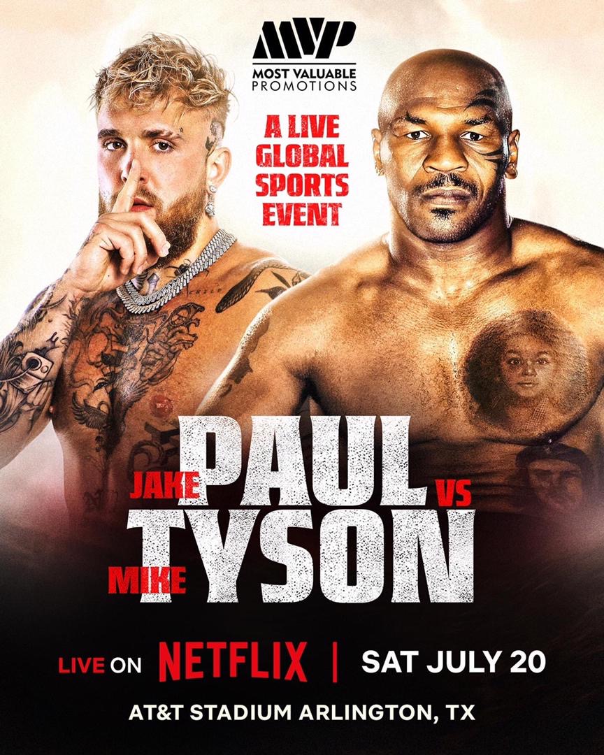 Boxe: Mike Tyson remet les gants pour affronter le YouTubeur Jake Paul le 20 Juillet 2024