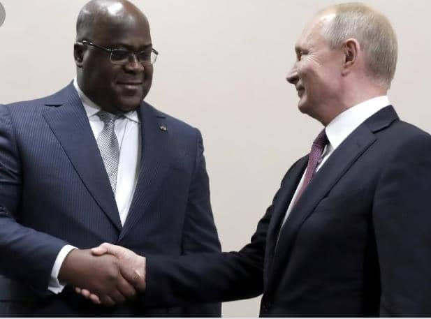 Félix Tshidekedi félicite Vladimir Poutine pour sa réélection
