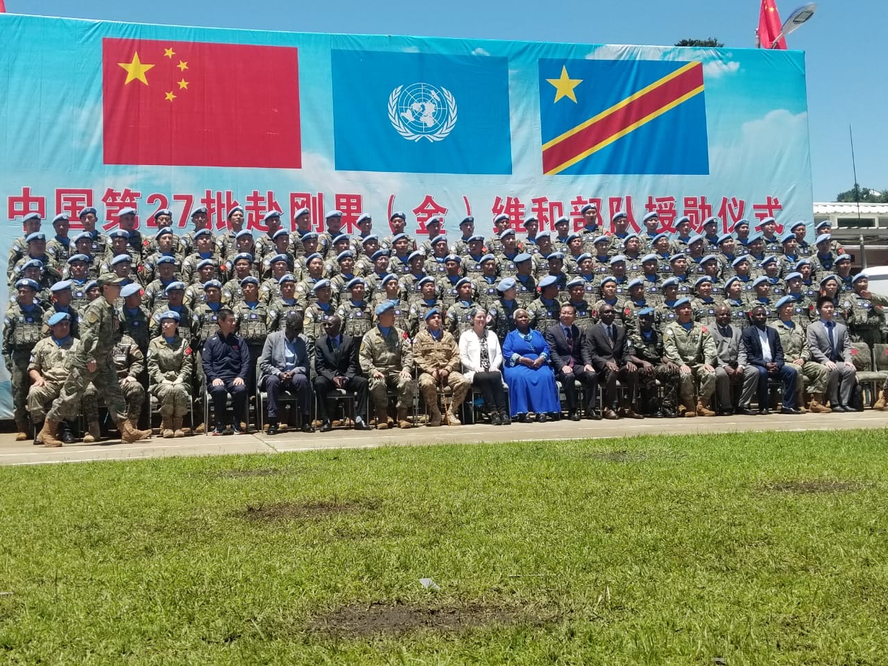 Sud-Kivu : 220 Casques Bleus chinois se retirent du site de AMSAR ( Bintou Keita)