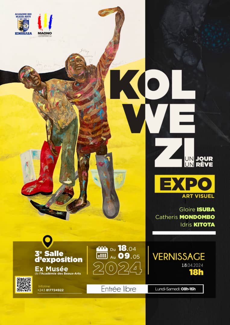 Culture: L’Académie des Beaux Arts recevra ce 18 avril 2024 l’exposition « Kolwezi: un jour, un rêve »