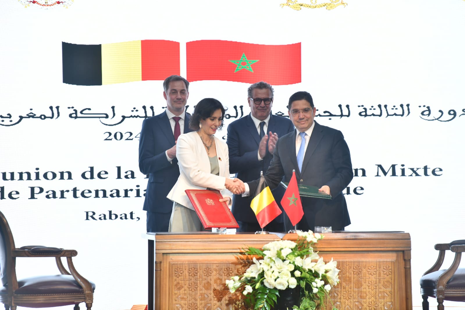 Le Premier ministre belge Alexander De Croo place cette marque de reconnaissance:  » Le Maroc est un partenaire stratégique de premier plan et crucial « 