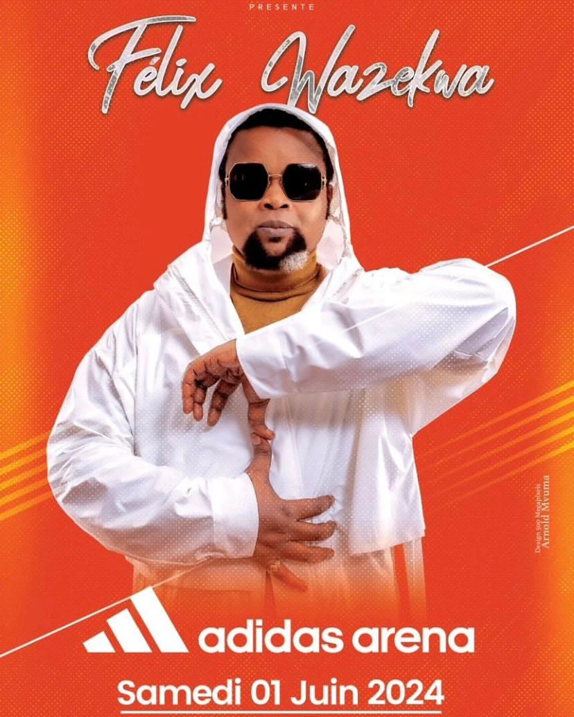 Félix Wazekwa annonce le report de son concert du 1er juin à l’Adidas Aréna de Paris pour une nouvelle date du 14 décembre