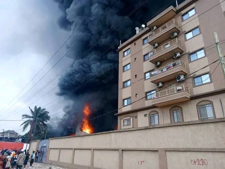 Un incendie déclaré cause des pertes matérielles considérables au marché de Matete