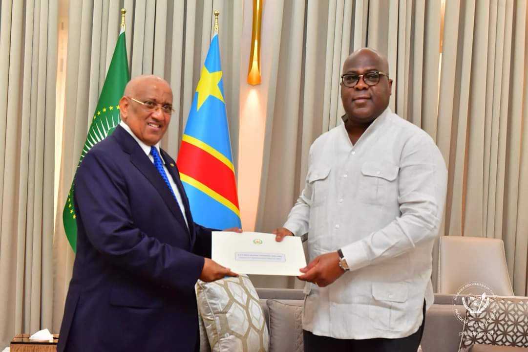 Le Président Félix Tshisekedi a reçu un émissaire de son homologue Djiboutien Omar Guelleh